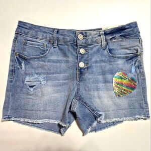 NWT Mudd size 14 jean shorts